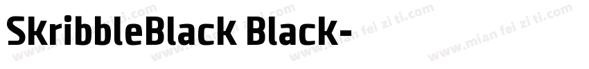 SkribbleBlack Black字体转换